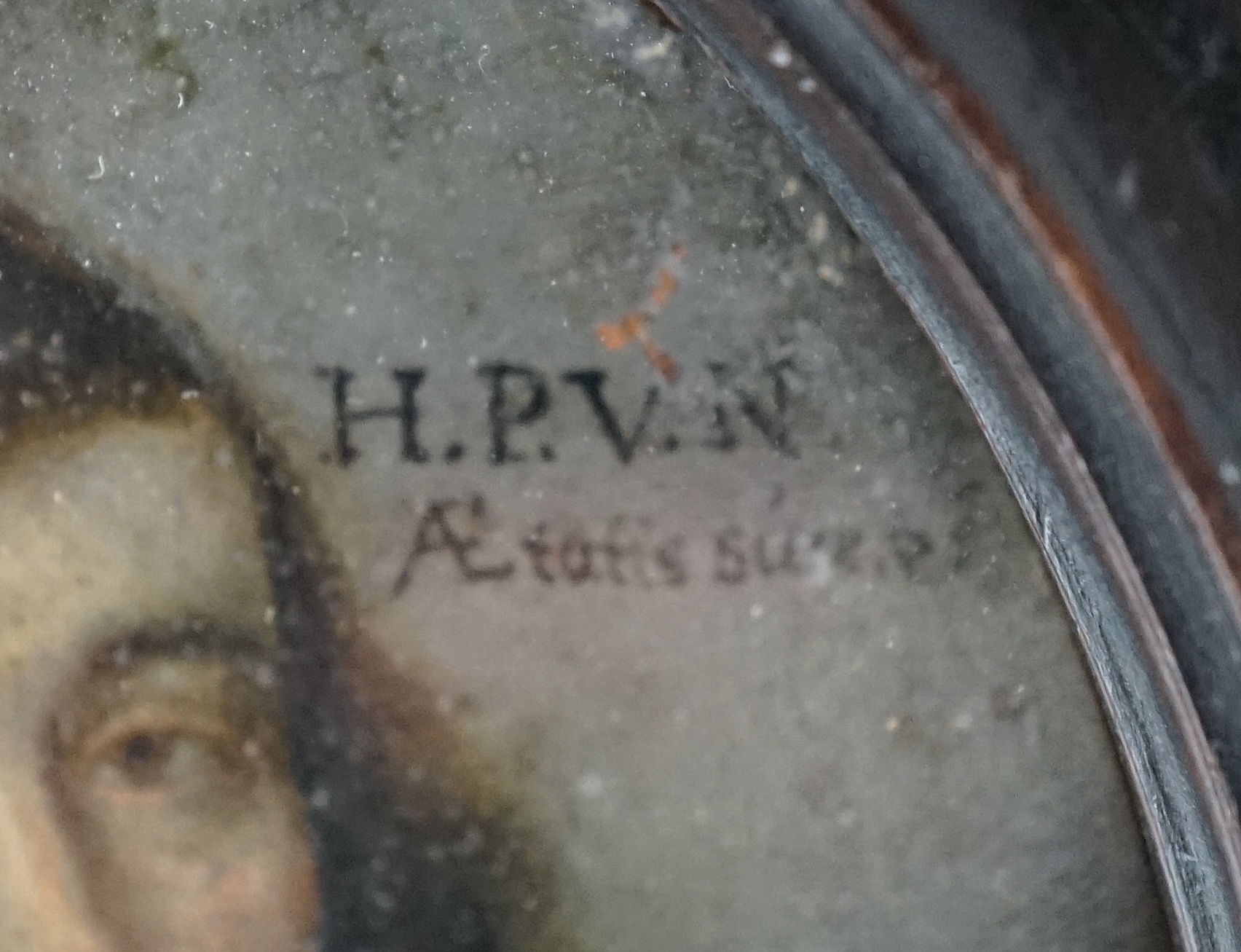 Continental School circa 1700, Portrait miniature of a gentleman, oil on copper, 8.5 x 6.5cm.